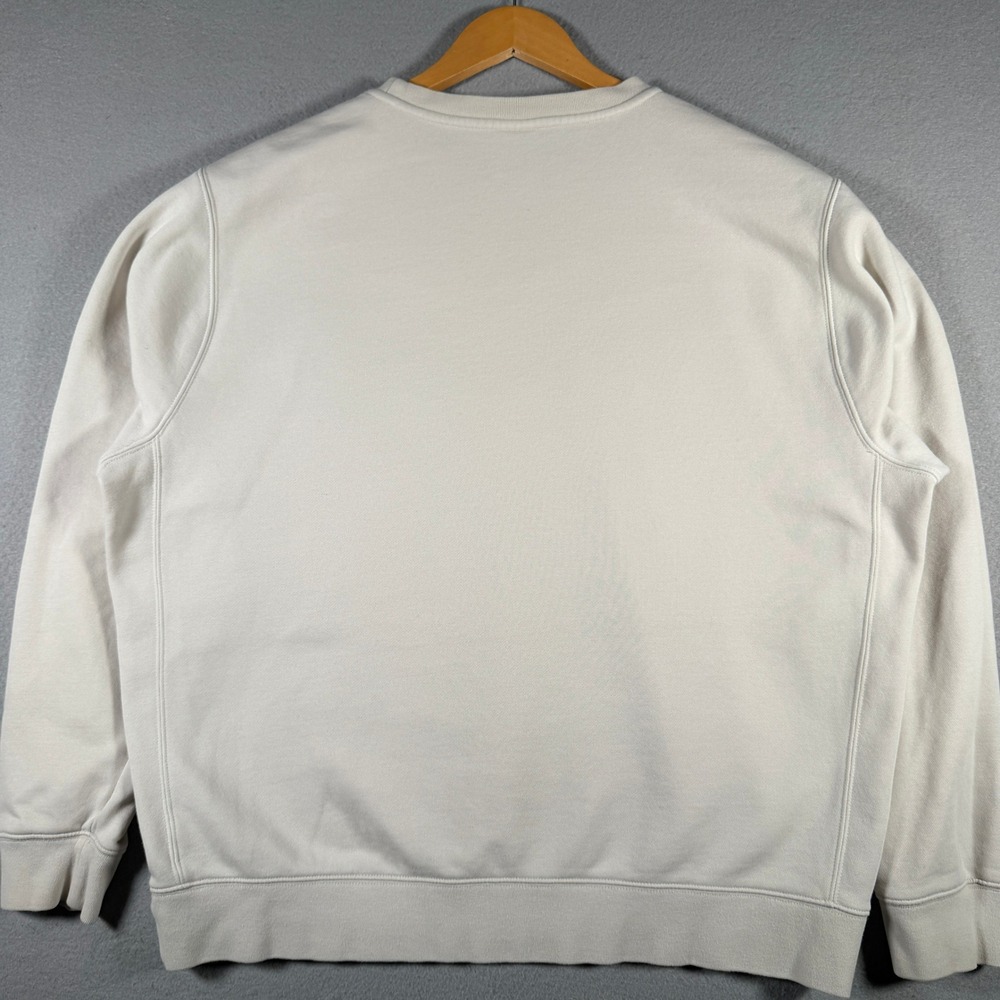 Nike Sportswear Club Fleece Crewneck Sweatshirt Beige BV2662-072 Mens Large - Picture 2 of 15
